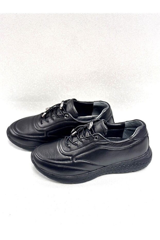 KAFKASLAR Genuine Inner Outer Leather Full Orthopedic Light Sole Elastic Casual Shoes