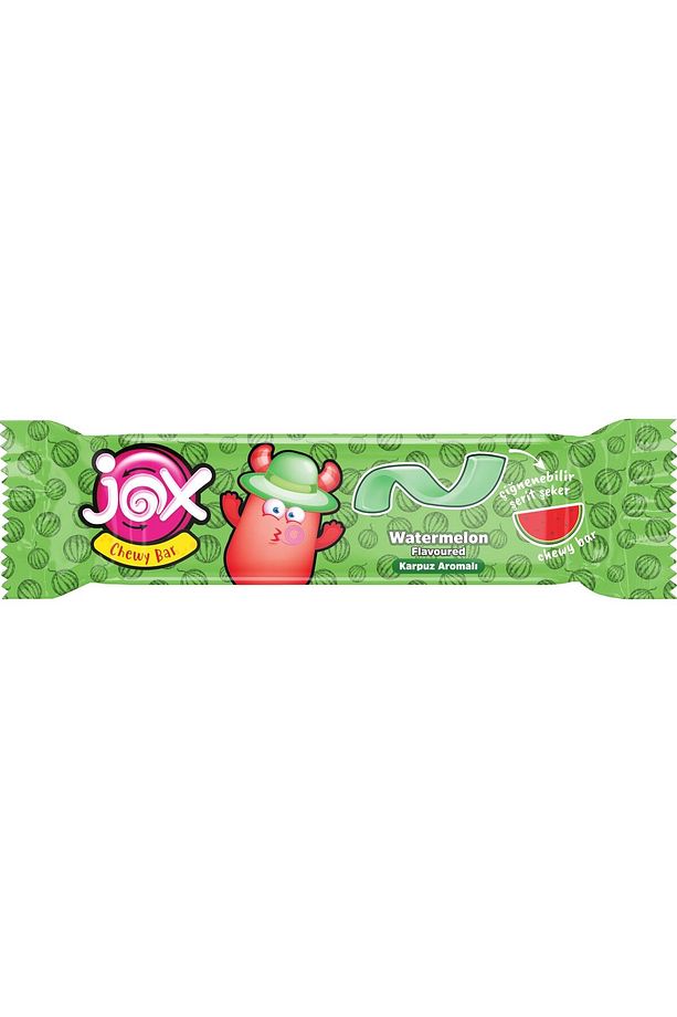 ; Karpuz Aromalı Yumuşak Şerit Şekerleme 7 Gr X 60 Adet/1 Kutu. - 2