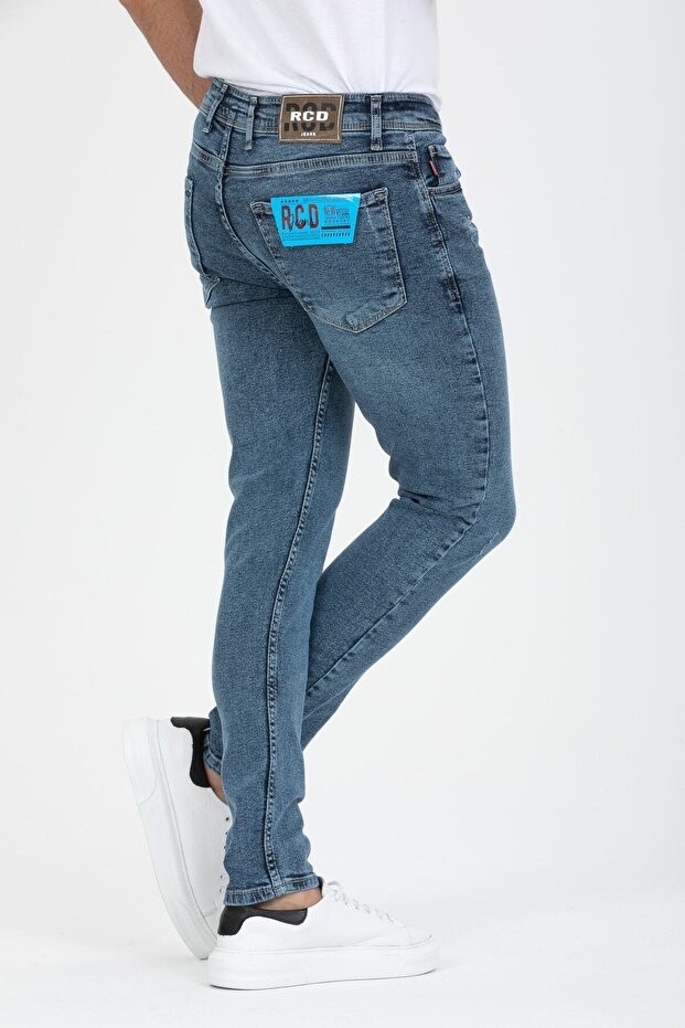Blugi slim din lycra pentru bărbați - 6