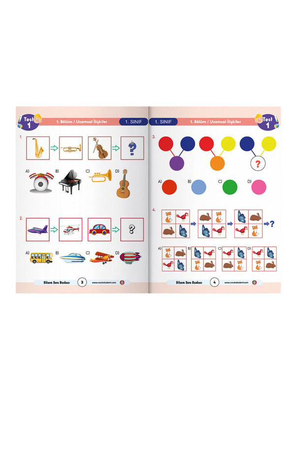 Bilsemde Başarı Kitabı 1-2-3. Seviye Set - 4