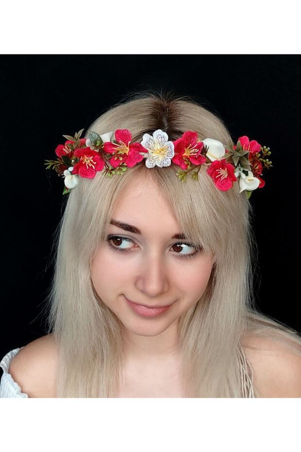 Floral Crown, Bridal Crown, Bridesmaid Crown, Maternity Crown, Henna Crown, Outdoor Shooting Crown