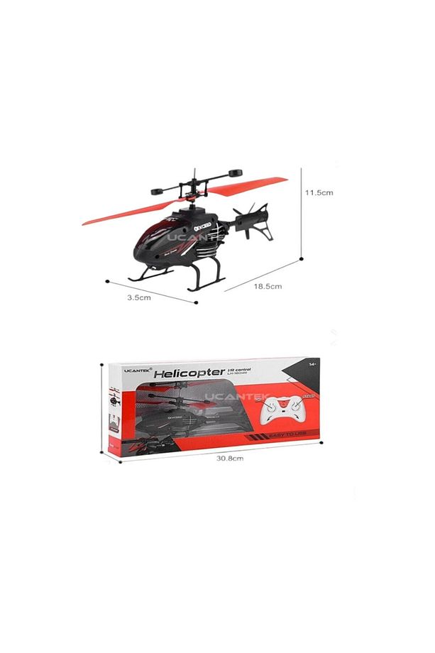 Işıklı Şarjlı Uçan Uzaktan Kumandalı Helikopter Sonic I/r Control Bul5322 - 2
