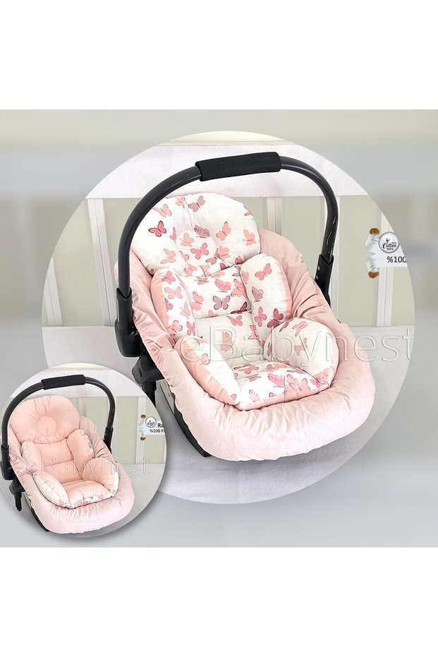 Butterfly Series Powder Stroller Bottom Cushion
