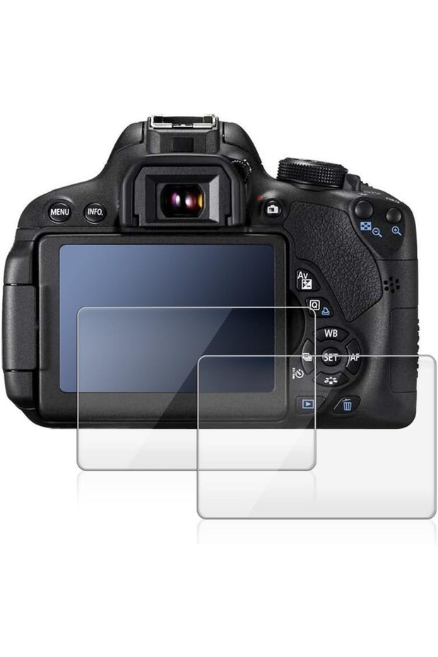 Canon Eos M3, M5, M10 İçin 2 Adet LCD Ekran Koruyucu Yeni Modern 987838 - 1
