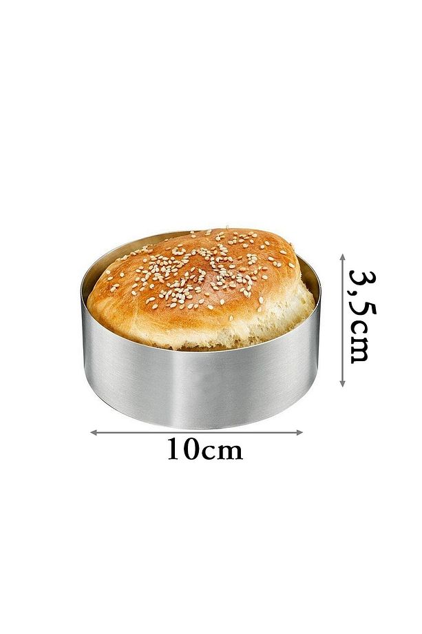 Narkalıp Hamburger Ekmek Çemberi En 10 Cm Derinlik 3,5cm - 3