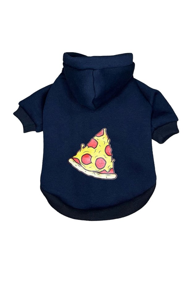 Pizza Hooded Fleece Sweatshirt Dog And Cat Outfit & Dress