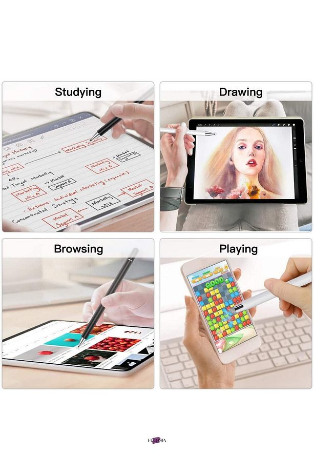 Apple / Iphone / Ipad Pro / Air / Android / Microsoft / Surface Için Dokunmatik Fuchsia Akıllı Kalem - 6