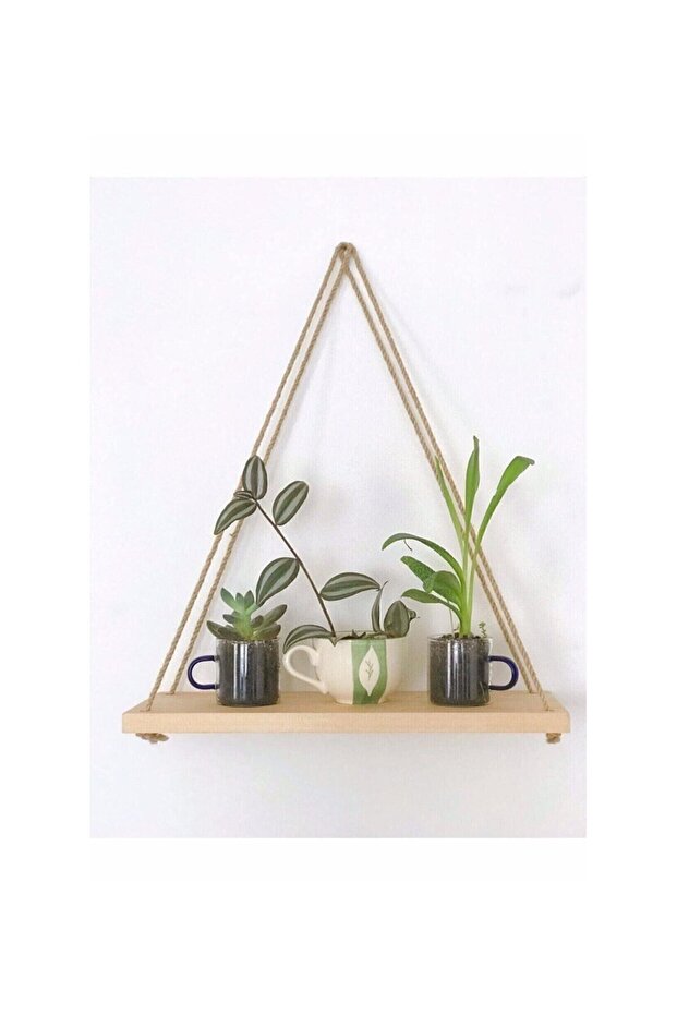 ahşap halatlı raf - 3