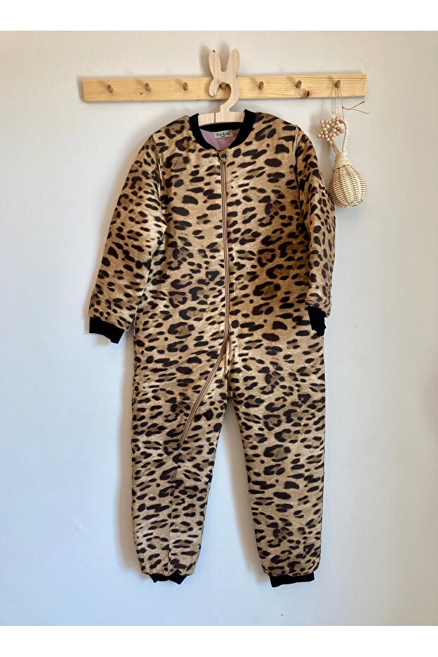 Leopard Print Modal Fabric Breathable Winter Sleeping Bag