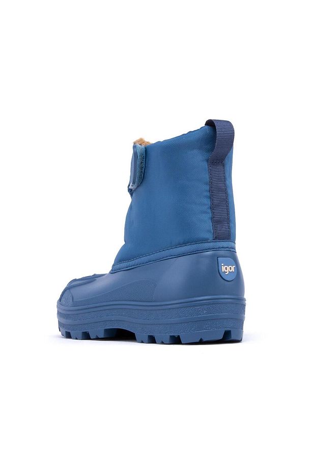 W10259 Neu Erkek Çocuk Kürklü Mavi KarBotu - 3
