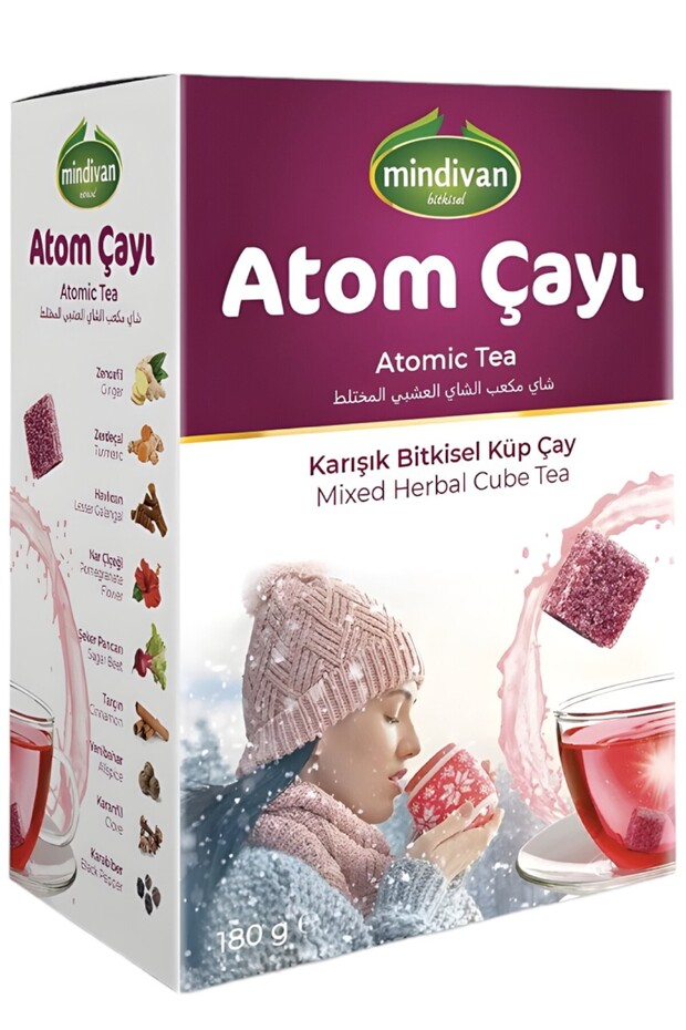 Atom Küp Şeklinde Kış Çayı 180g - 3