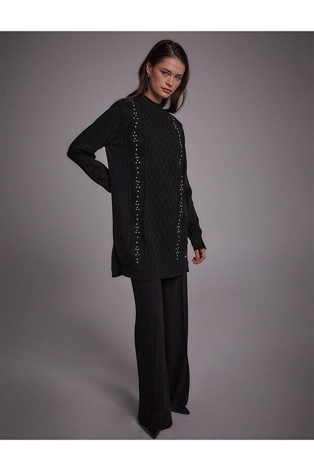 Taşlı Triko Tunik A23-TRK15 - 4