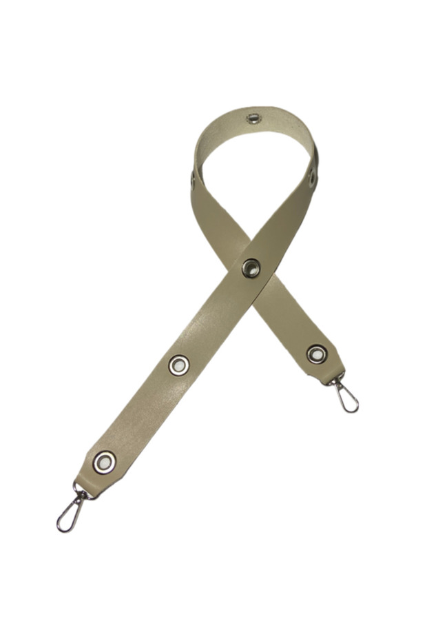 حزام كبسولة باللون البيج - 2