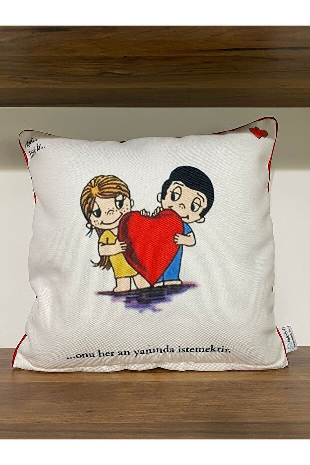 H1081 Digital Printed Double-Sided Patterned Throw Pillow Cover with Piping on the Edges