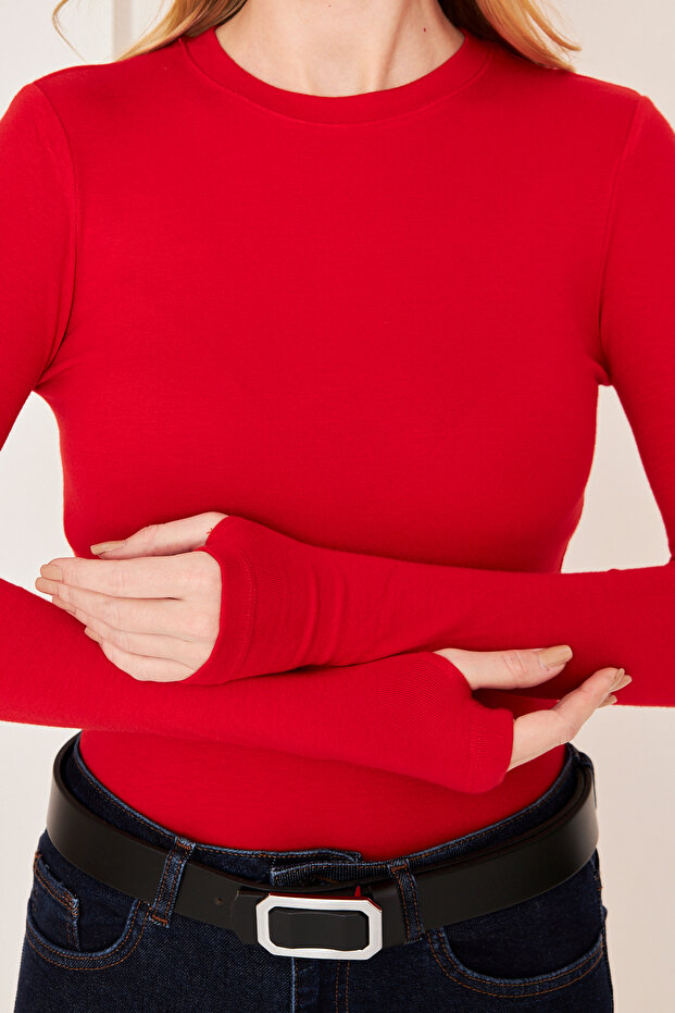 NW BUTİK, KOLU YRITMAÇLI BODY - 4