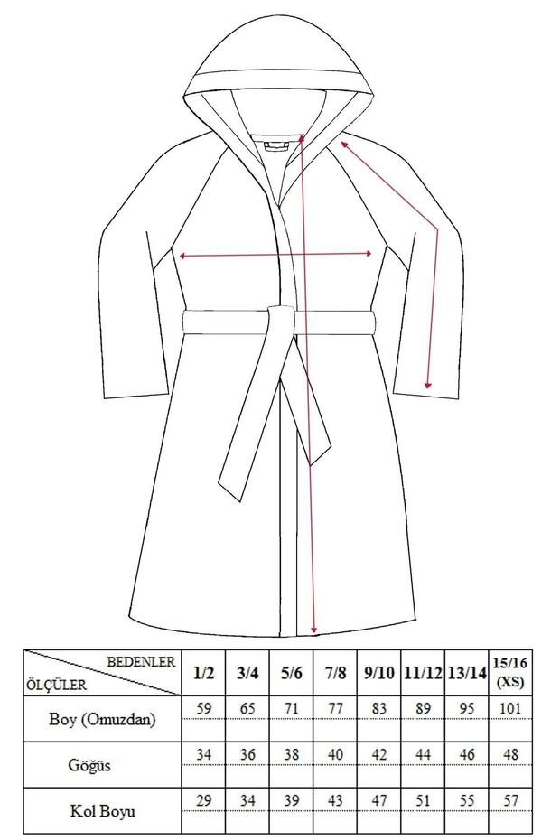 Kapşonlu Bornoz - 5