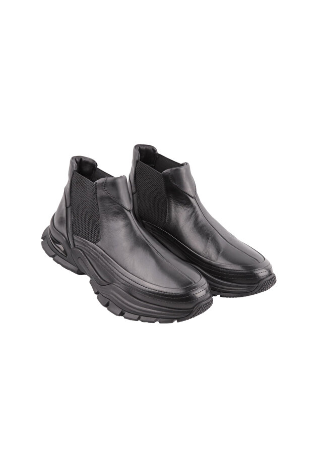 18419 SİYAH DERİ BOT - 3