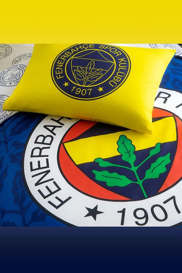 Lisanslı Fenerbahçe Palamut Tek Kişilik Pamuk Nevresim Takımı - 2