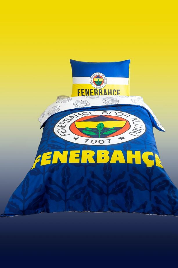 Lisanslı Fenerbahçe Palamut Tek Kişilik Pamuk Nevresim Takımı - 3