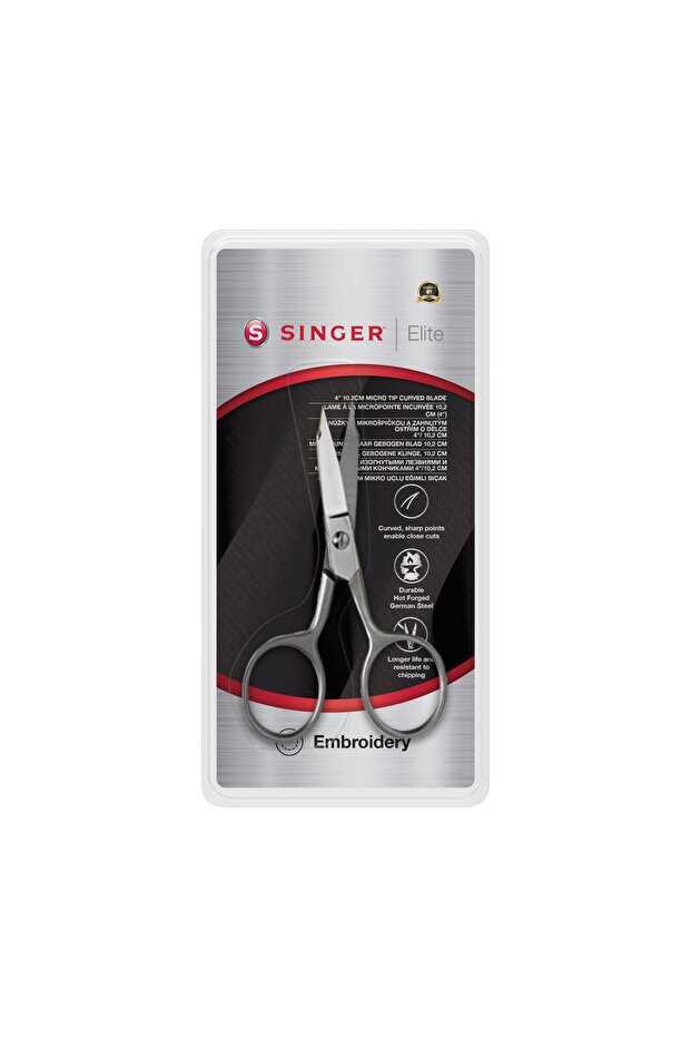 مقص تطريز ذو طرف صغير مجعد من Elite - 1