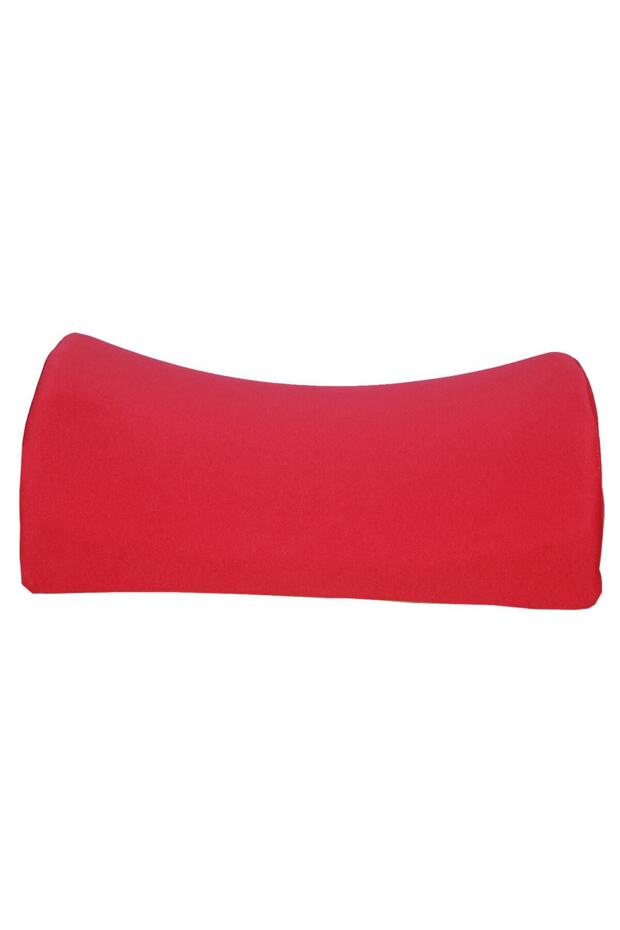 Claret Red Visco Orthopedic Waist Pillow Back Support Cushion