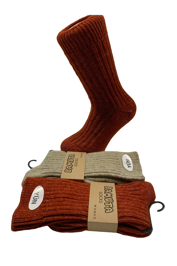 جوارب صوفية مكونة من قطعتين - 2