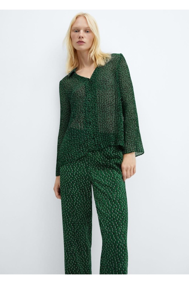 Çiçekli pantolon - 8