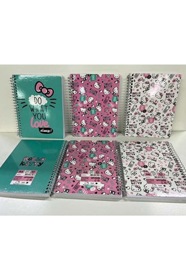 Hello Kitty Notepad A6 80pStriped - 5
