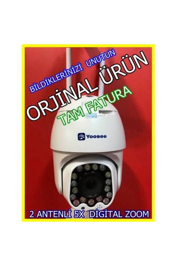 Wifi Ip Kamera 360+çift Anten+1080p Speed Dome Ptz 2mp 4x Zoom - 2