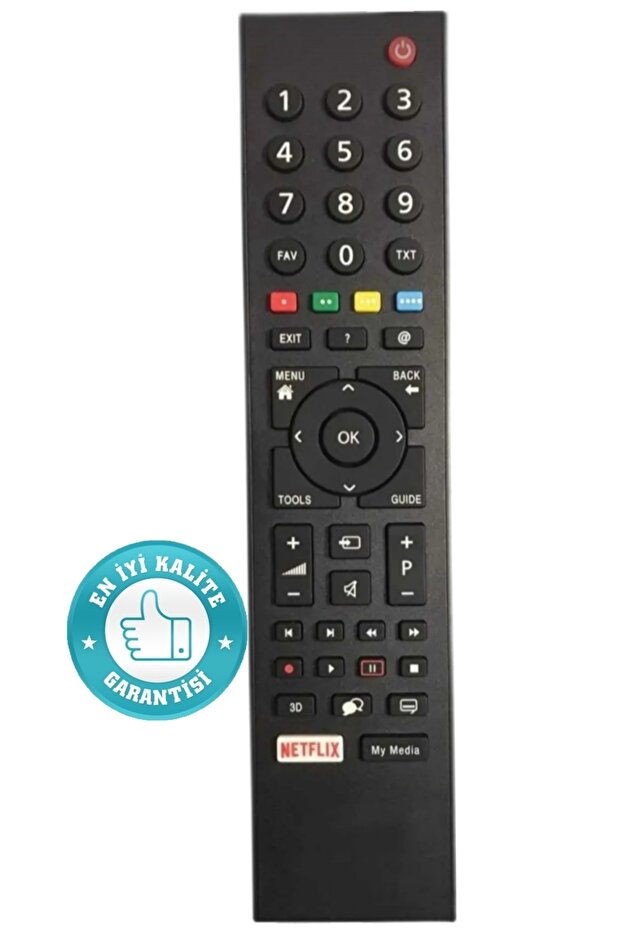 Beko Arçelik / Beko Grundig Led Lcd Netflix Uyumlu Televizyon kumandası 1. Sınıf