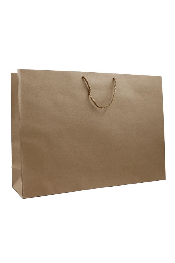 Premium Kraft Karton Çanta 54 X 38 X 12 Cm Karton Poşet 2 Adet - 1