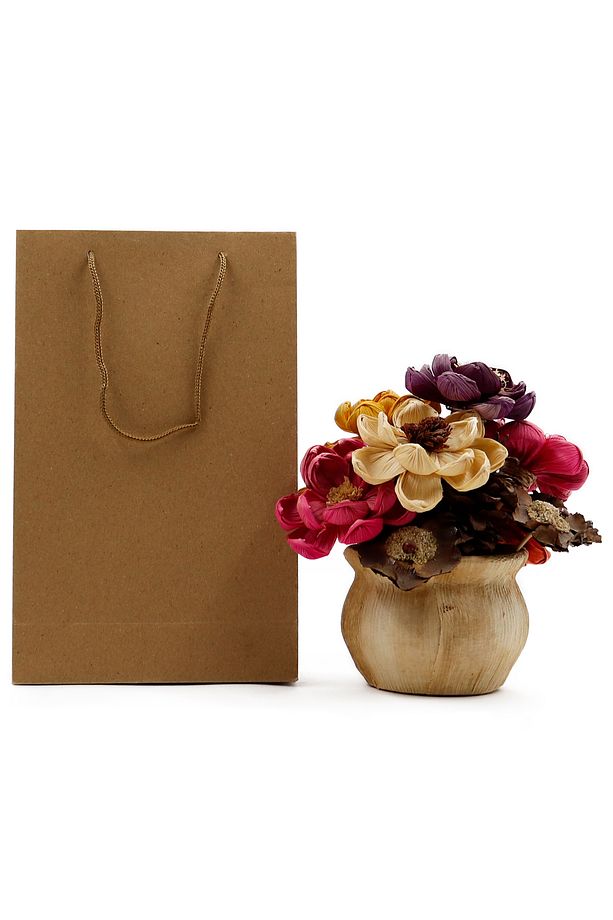Kraft Premium Karton Çanta 17 X 27 X 7 Cm 2 Adet Hediye Poşeti - 2