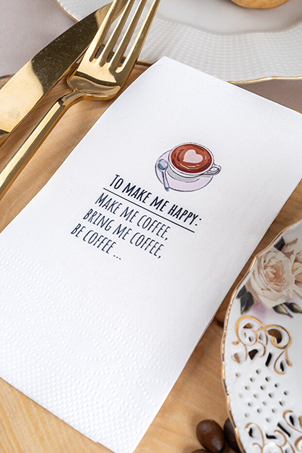 مناديل تقديم جانبية للقهوة 20 قطعة