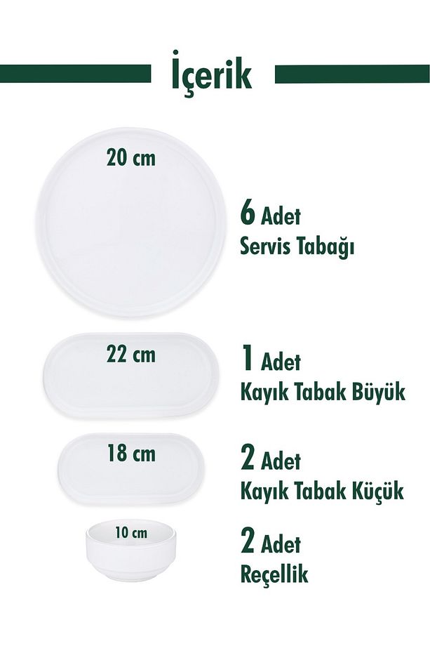 Vera - 11 Parça Kahvaltı Takımı Yuvarlak - 3