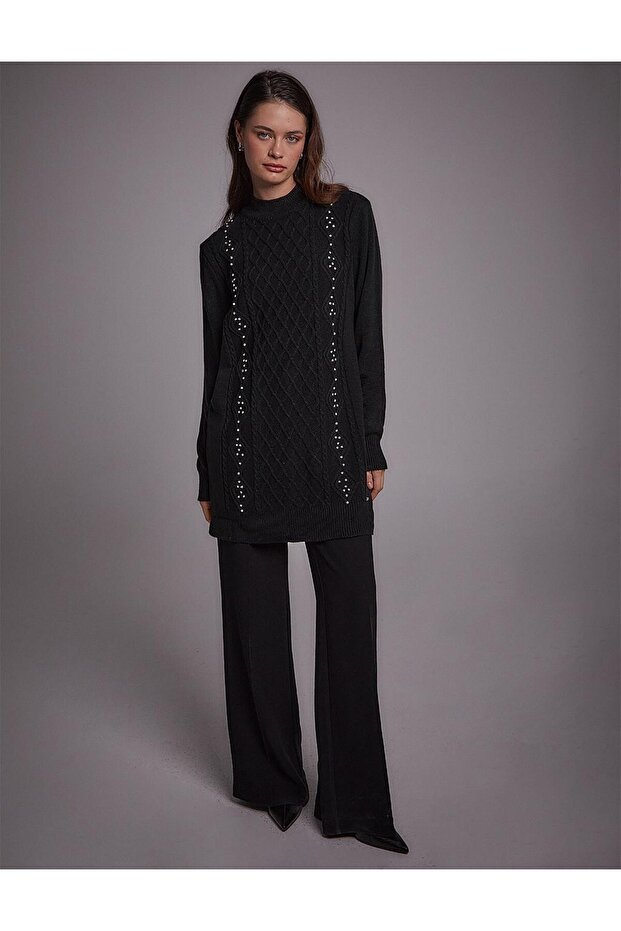Taşlı Triko Tunik A23-TRK15 - 1