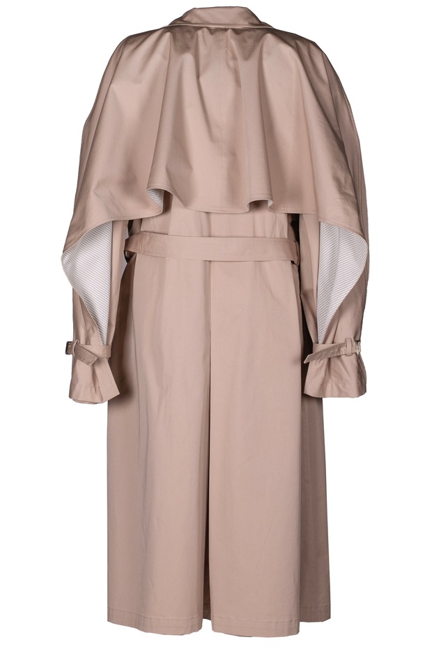 Bej Oversize Trençkot - 9