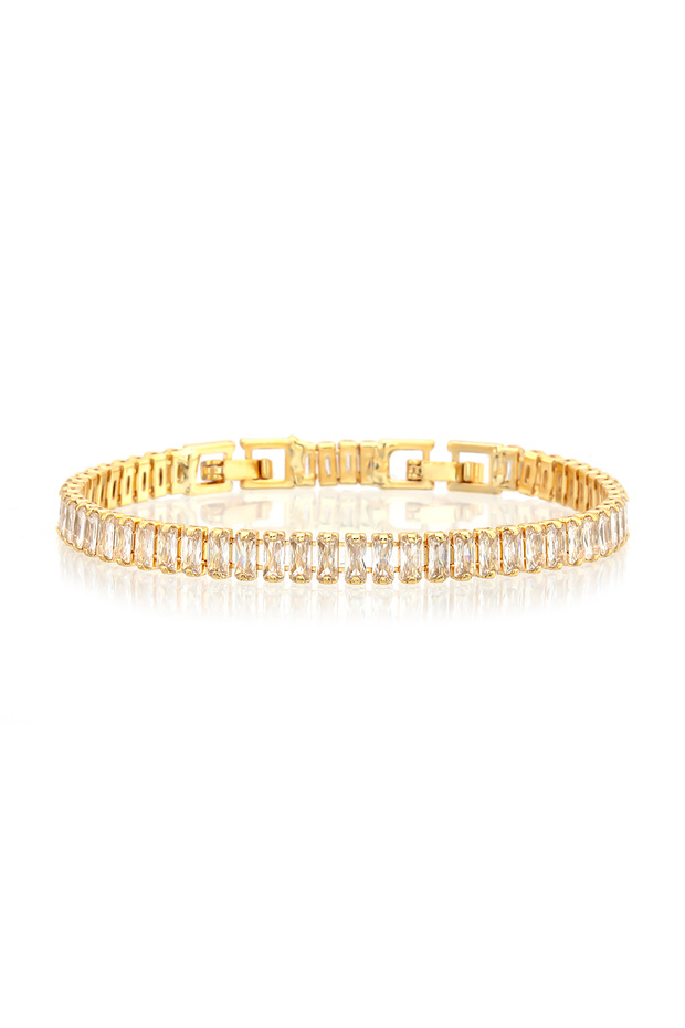 Women's VIP Waterway Non Tarnish 5mm Baguette Bracelet