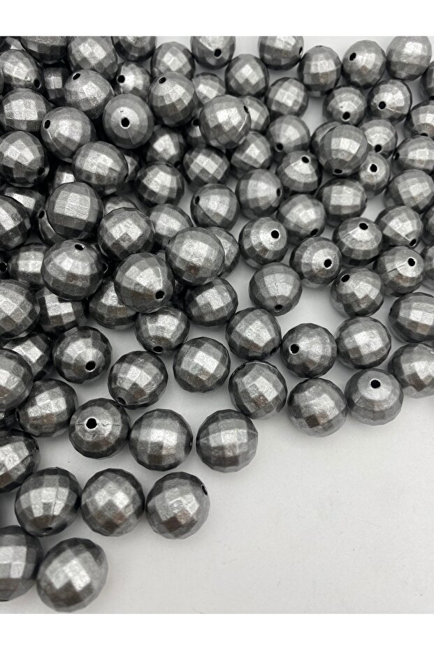 16mm Matte Smoked / Anthracite Color World Model Beads, Hobby, Bag Making Beads (~42 Pieces)