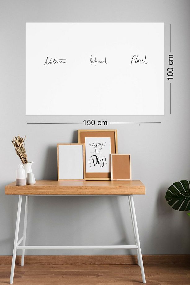 Akıllı Kağıt - 100x150 Cm Beyaz, 10 Adet Yapışkansız Statik Tutunabilir Sihirli Kağıt Tahta - 1