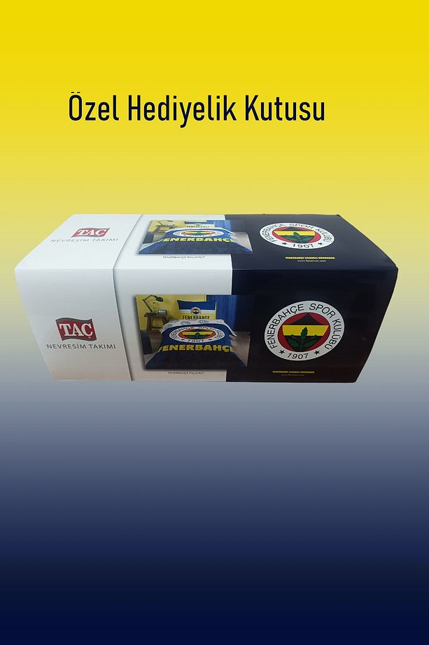 Lisanslı Fenerbahçe Palamut Tek Kişilik Pamuk Nevresim Takımı - 5