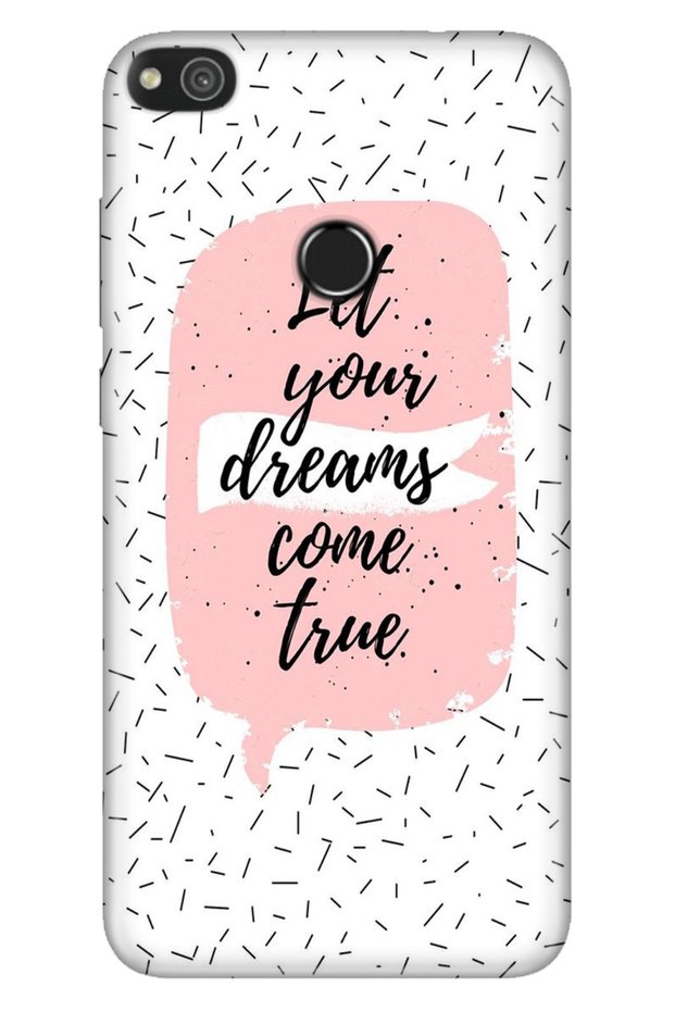 Huawei P9 Lite 2017 Compatible Case Patterned Printed Silicone Let Dream Love