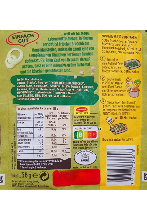 MAGGİ BROCCOLİ GRATİN - 2