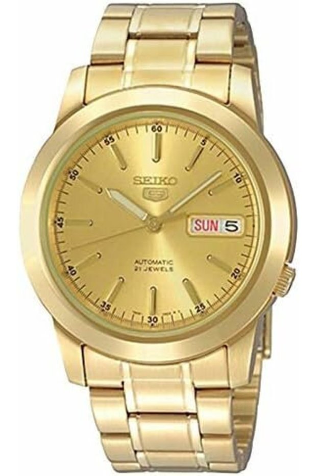 5 JAPAN SNKE56J1 Automatic Steel Gold Color 40 mm Men's Wristwatch