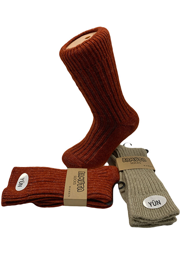 جوارب صوفية مكونة من قطعتين - 3