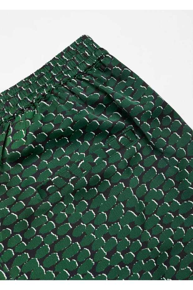 Çiçekli pantolon - 7