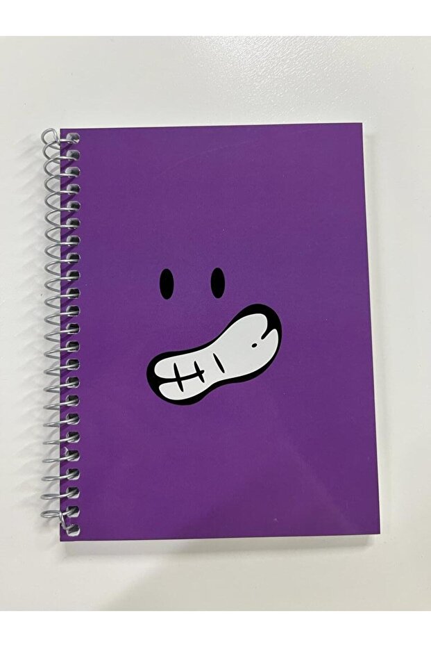 Smiley Notebook A6 80ypStriped - 1