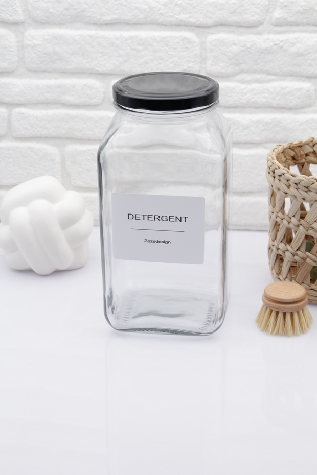 Cam Deterjan Kavanozu 3000ml - 1