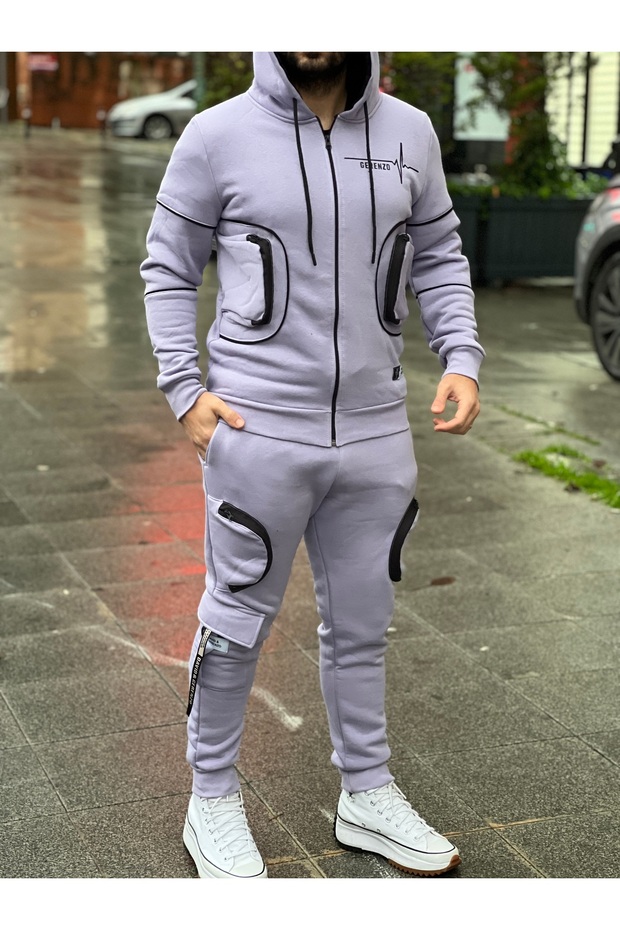 KIŞLIK PAMUKLU CEPLİ TAKIM