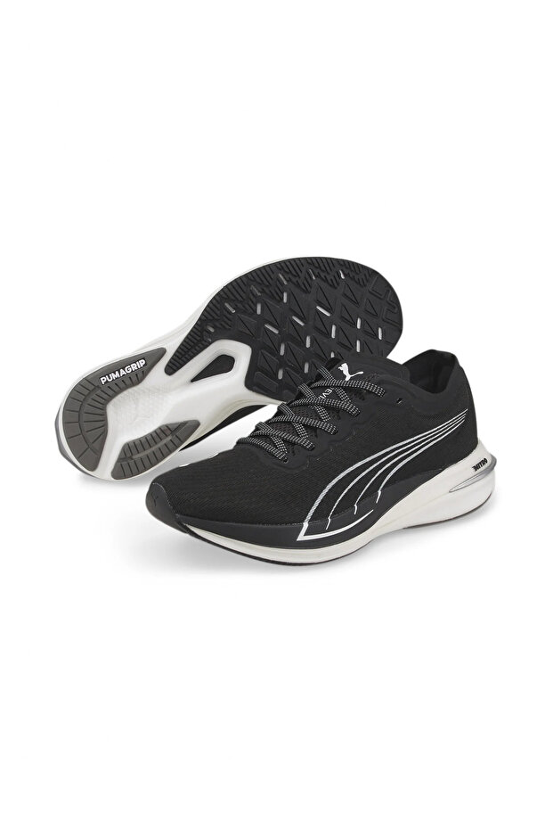 Deviate Nitro Lace-Up Black Women's Running Shoes19445307