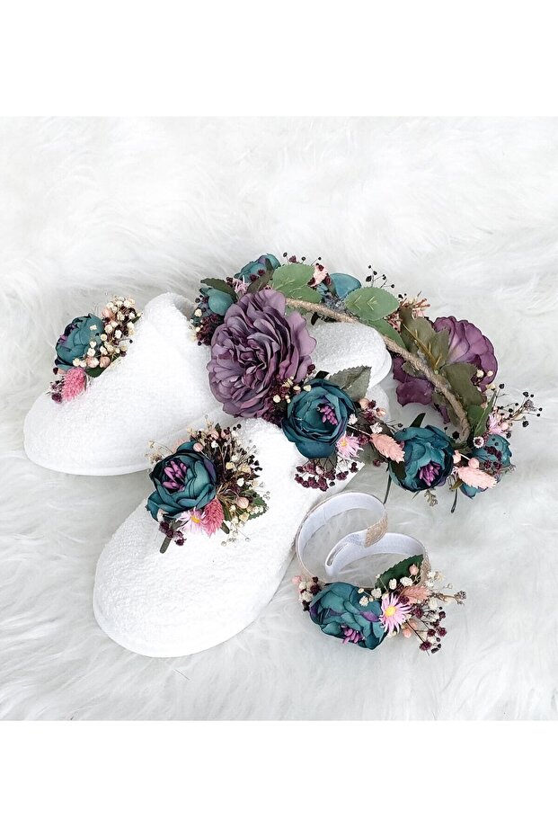 Mother Baby Set Maternity Set Maternity Slippers Maternity Crown Baby Crown